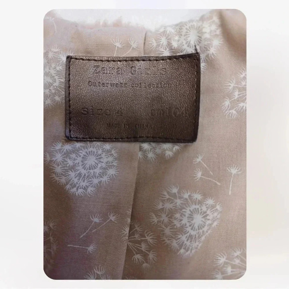 Zara Girls Faux Fur Dusty Pink Vest Size 4 - Picture 5 of 8